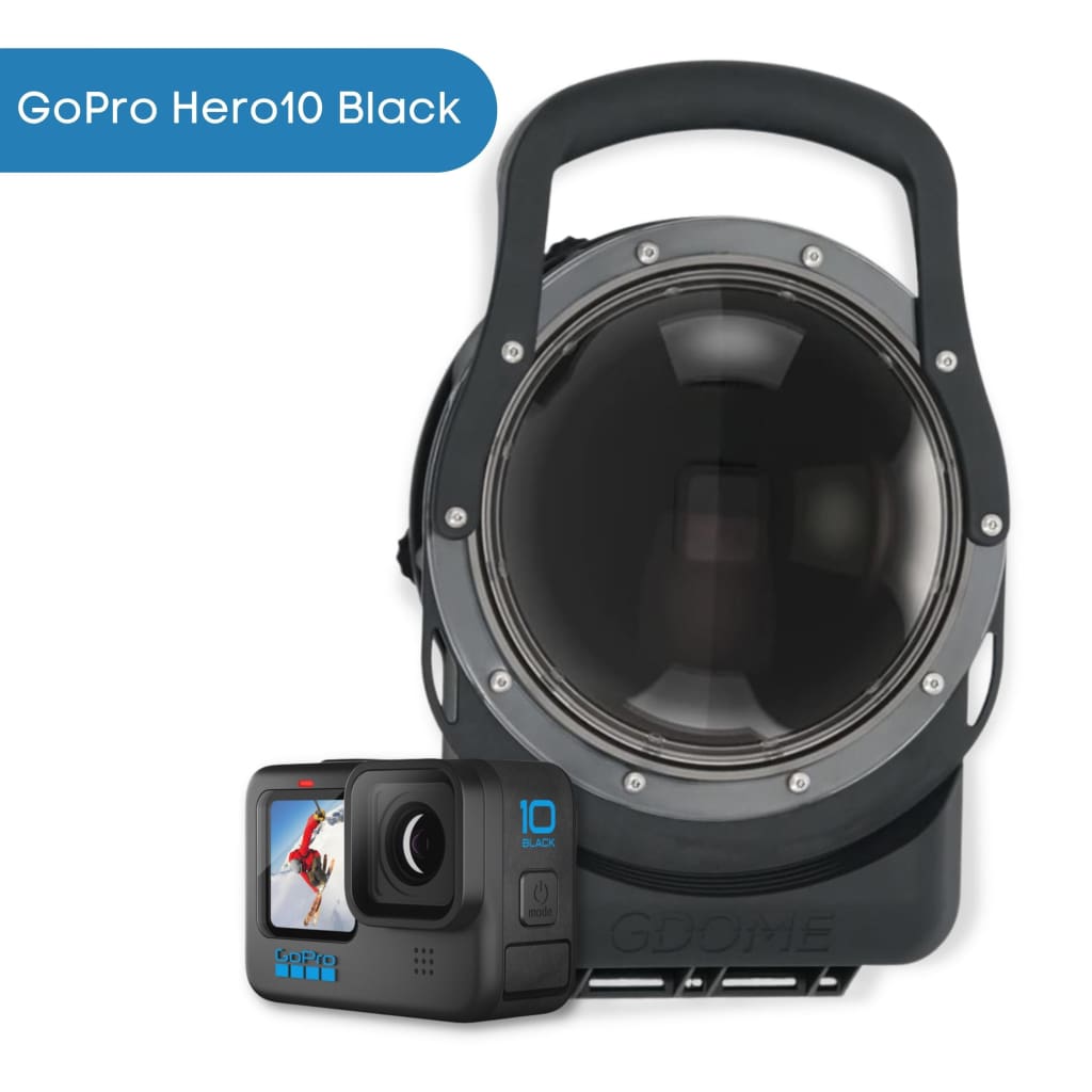 Boîtier étanche 60 m pour GoPro Hero 9, boîtier de protection sous-marin avec support rapide et vis moletée Boîtier étanche 60 m pour GoPro Hero 9, boîtier de protection sous-marin avec support rapide et vis moletée